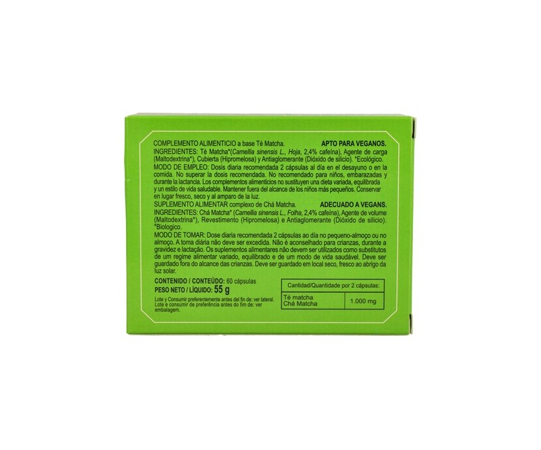 Matcha Eco 60 cápsulas Integralia