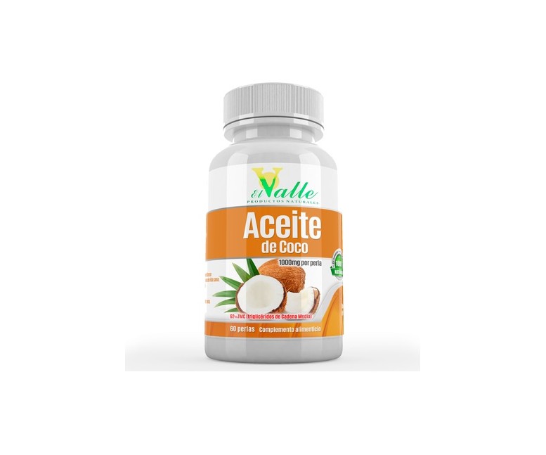 Aceite de Coco en perlas 60 perlas El Valle