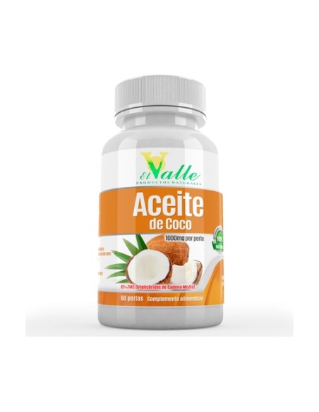 Aceite de Coco en perlas 60 perlas El Valle