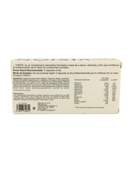 Devision 30 cápsulas Pharma Otc