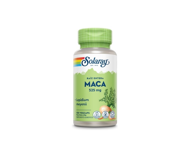 Maca 100 cápsulas vegetales Solaray