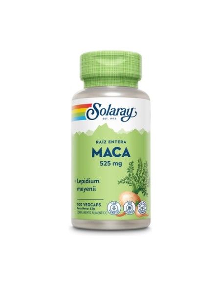 Maca 100 cápsulas vegetales Solaray