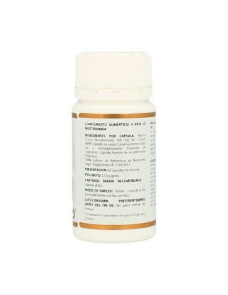 Holovit Nicotinamida 50 cápsulas de 500mg Equisalud
