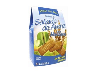 Galletas salvado avena con manzana