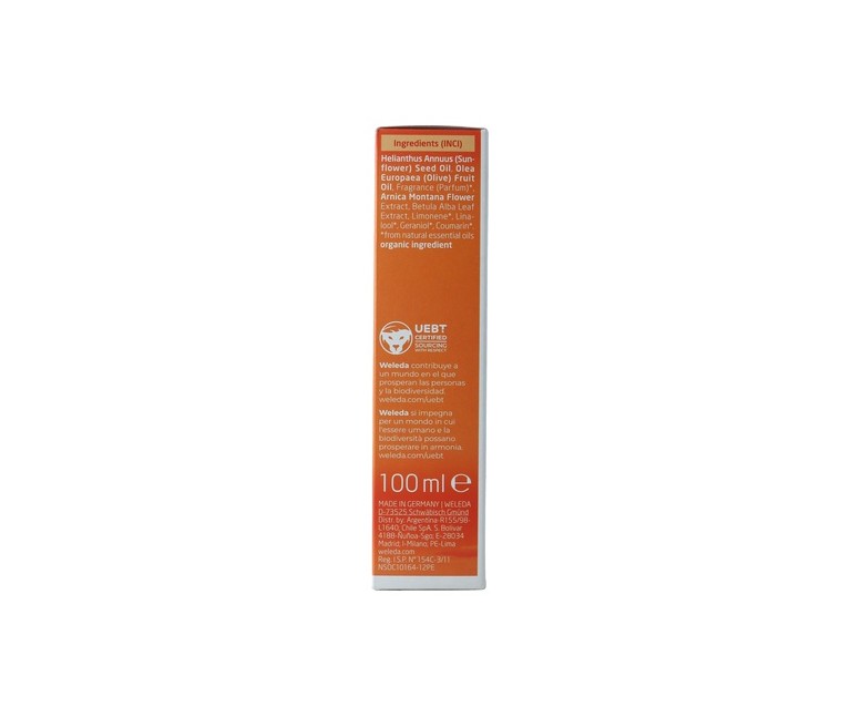 Aceite de Árnica para Masaje 100 ml de aceite Weleda