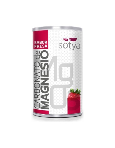Carbonato de Magnesio 180 g de polvo (Fresa) Sotya