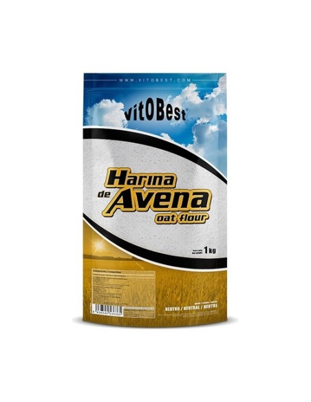 Harina de avena neutro 1 kg de polvo (Neutro) VIT.O.BEST