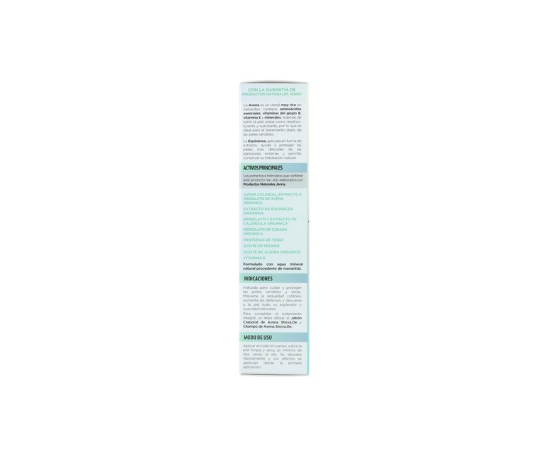 Leche Corporal de Avena 250 ml Shovade