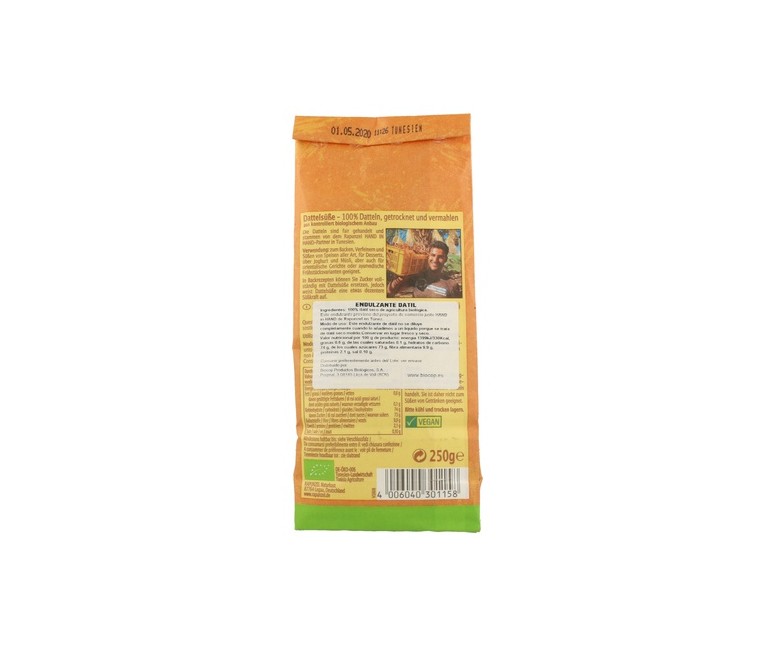 Endulzante Datil 250 g Rapunzel