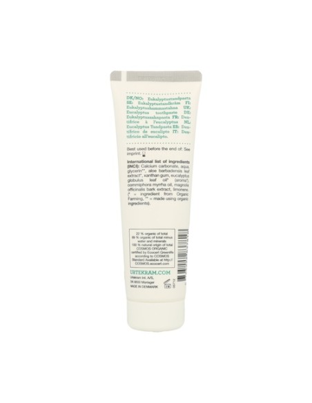 Dentífrico De Eucalipto 75 ml Urtekram
