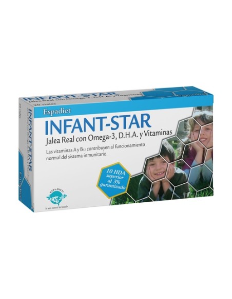 MontStar Jalea Infant Star Omega 20 viales Espadiet