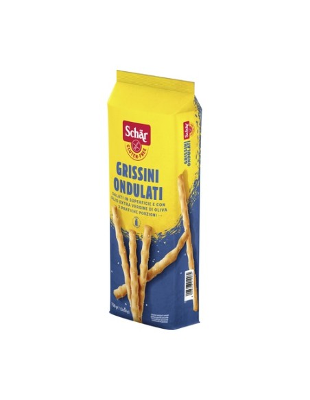 Palitos grissini ondulados sin gluten 3 unidades de 50g Schär