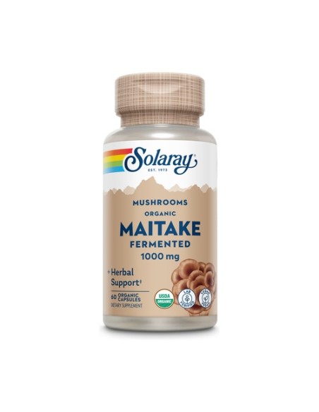 Fermented Maitake 60 cápsulas vegetales de 500mg Solaray