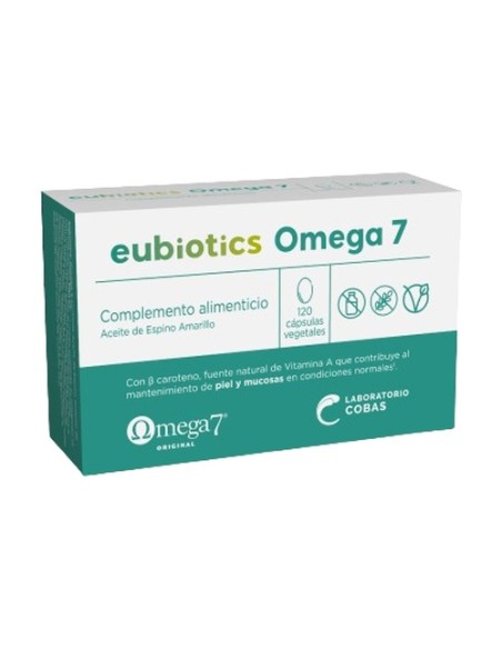 Omega 7 120 cápsulas vegetales Eubiotics