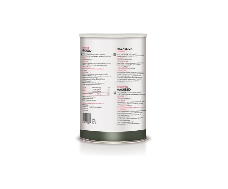 Carbonato Magnesio 150 g de polvo Soria Natural