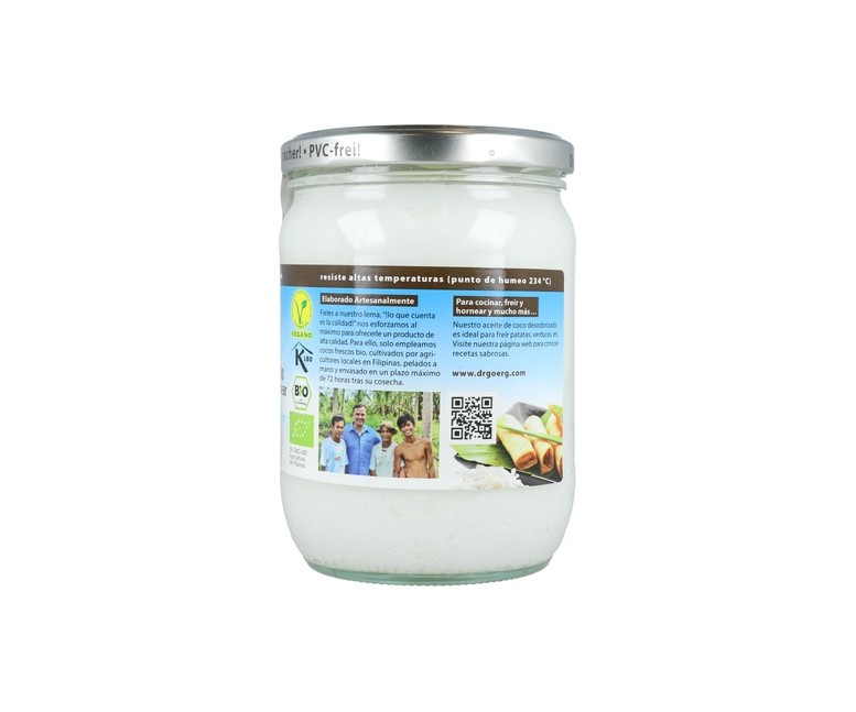 Aceite Coco Desodorizado Bio 500 ml Dr. Goerg
