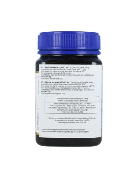 Miel de Manuka MGO 250+ 500 g Manuka Health New Zealand