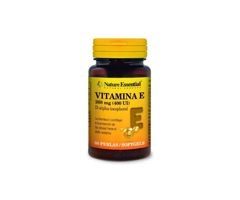 Vitamina e 400ui natural 60 perlas Nature Essential