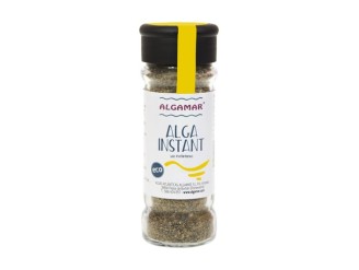 Alga instant espagueti de mar en polvo cruda