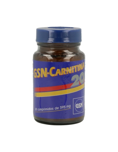 GSN Carnitina 20 80 comprimidos de 250mg Gsn