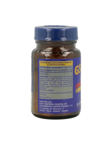 GSN Carnitina 20 80 comprimidos de 250mg Gsn