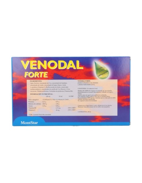 MontStar Venodal Forte 10 viales Espadiet