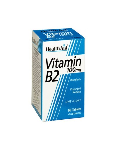 Vit B2 Riboflavina 60 comprimidos Health aid