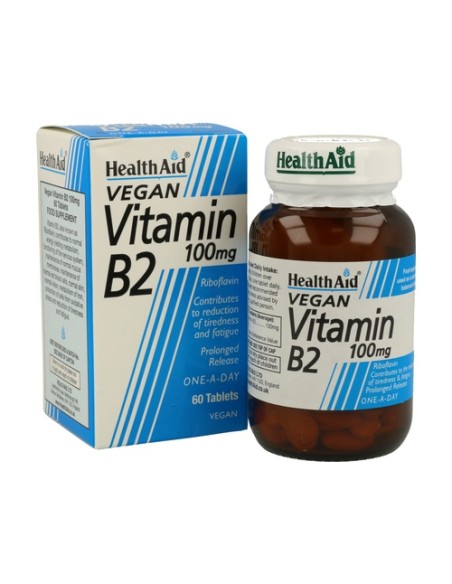 Vit B2 Riboflavina 60 comprimidos Health aid