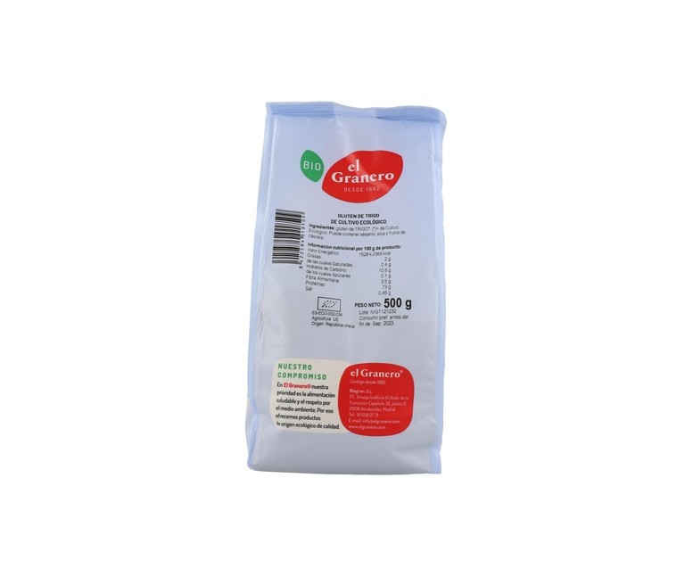 Gluten Trigo BIO 500 g El Granero Integral