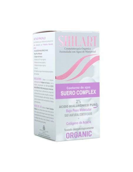 Suero Complex contorno de ojos ácido hialurónico puro 15 ml D'Shila