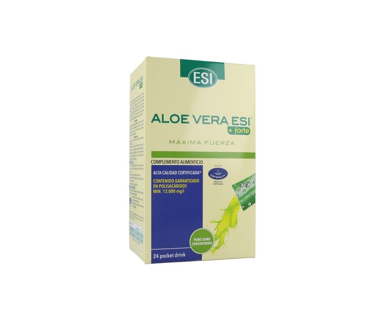 Zumo aloe vera + forte pocket drink 24 sobres ESI