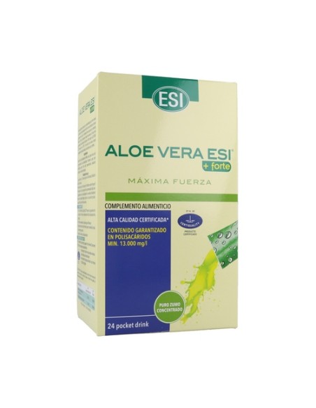 Zumo aloe vera + forte pocket drink 24 sobres ESI