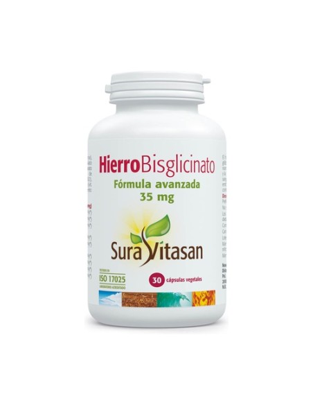 Hierro Bisglicinato 30 cápsulas Sura Vitasan