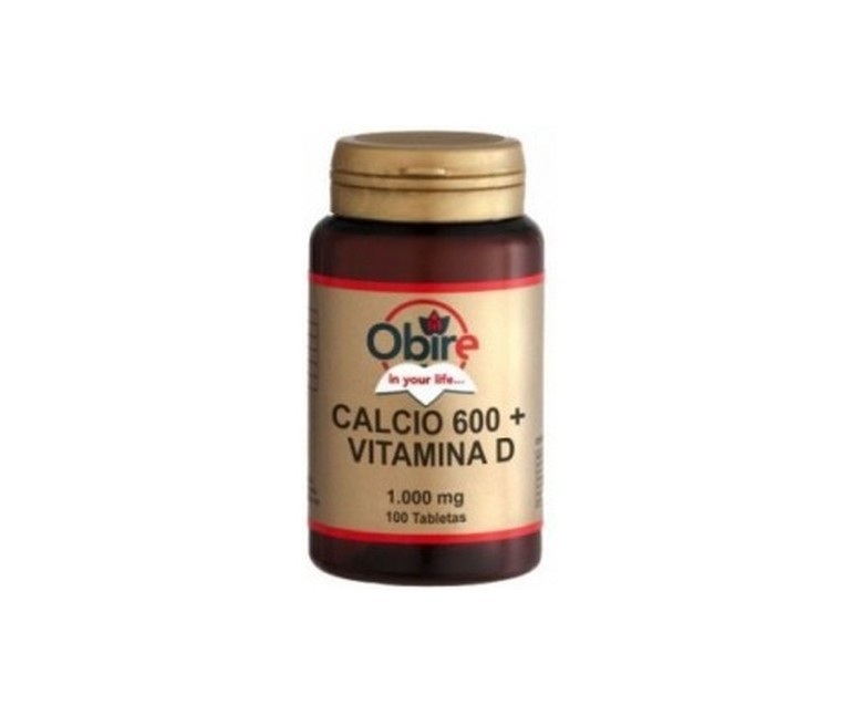 Calcio 500 y Vitamina D 100 comprimidos Obire