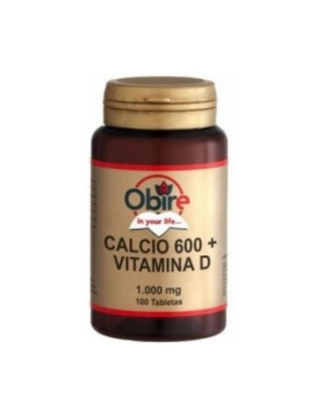 Calcio 500 y Vitamina D 100 comprimidos Obire