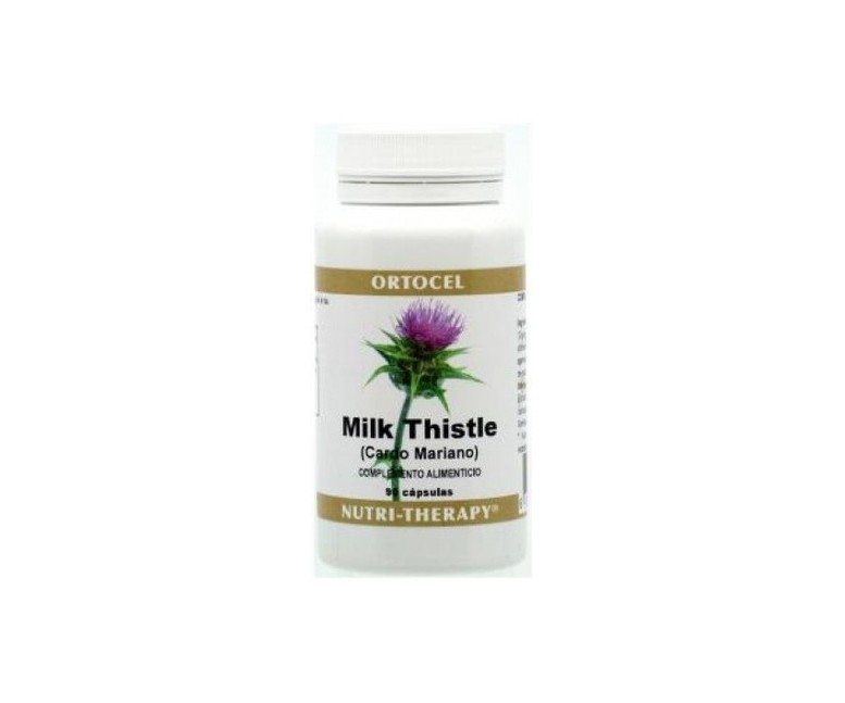 Cardo mariano extracto 90 cápsulas Ortocel Nutri Therapy