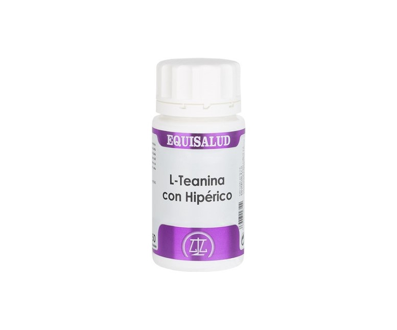 L-teanina con hipérico Holomega 50 cápsulas Equisalud