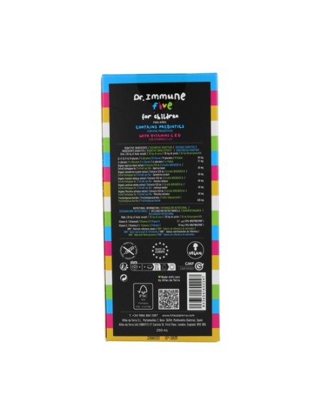 Jarabe Dr. Immune Five 250 ml Hifas da terra