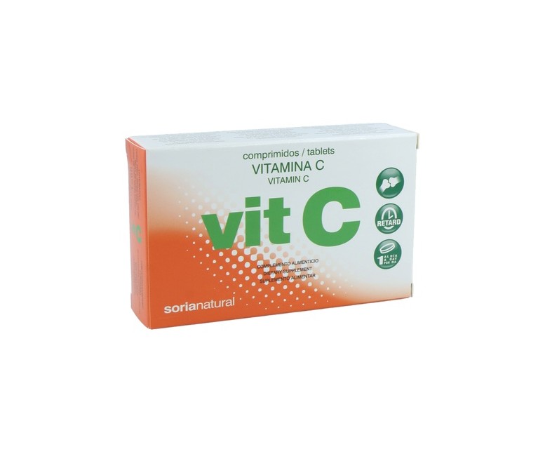 Vitamina C liberación sostenida 36 comprimidos de 500mg Soria Natural
