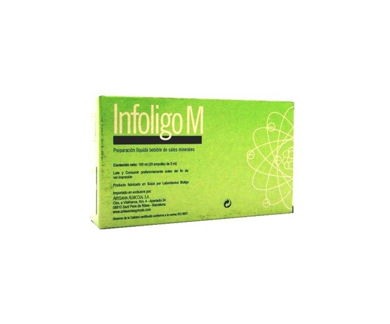 Infoligo M 20 ampollas de 5ml Plantis