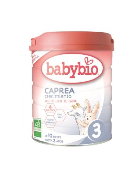 Leche de Cabra Caprea 3 10m+ 800 g de polvo Babybio