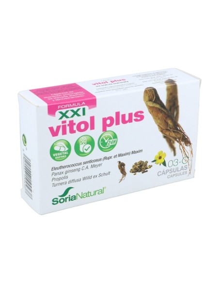 03 C Vitol Plus (Fórmula XXI) 30 cápsulas Soria Natural