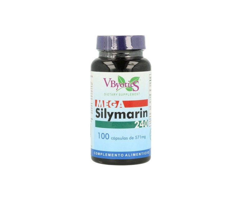 Mega Silimarina Nac 100 cápsulas de 240mg Vbyotics