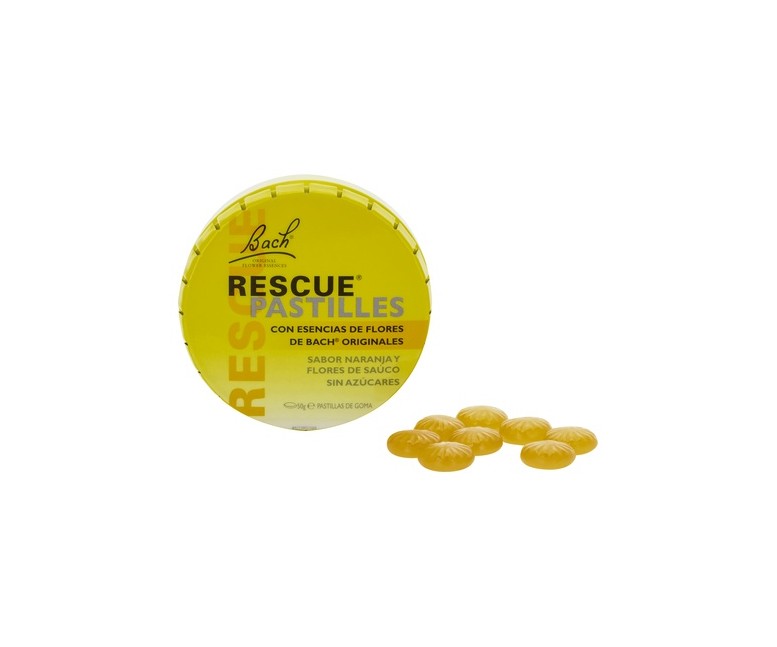 Bach Rescue Pastillas 50 g (Naranja) Rescue