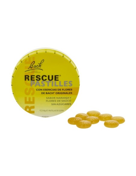 Bach Rescue Pastillas 50 g (Naranja) Rescue