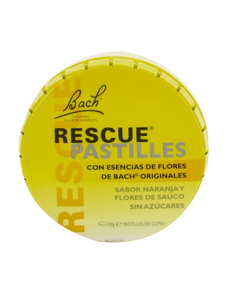 Bach Rescue Pastillas 50 g (Naranja) Rescue