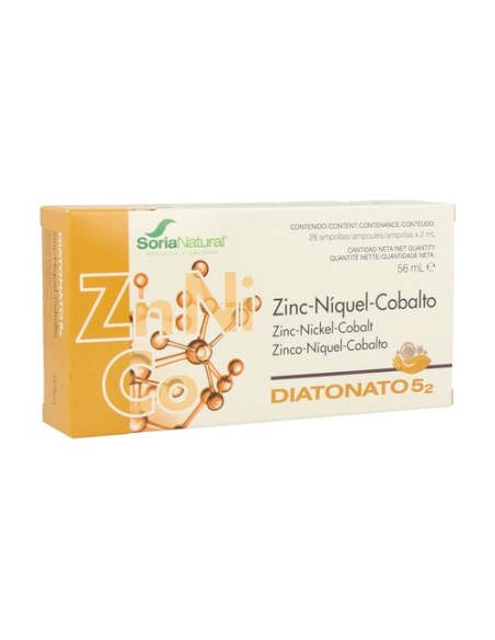 Diatonato 5/2 (Zn Ni Co) 28 viales Soria Natural