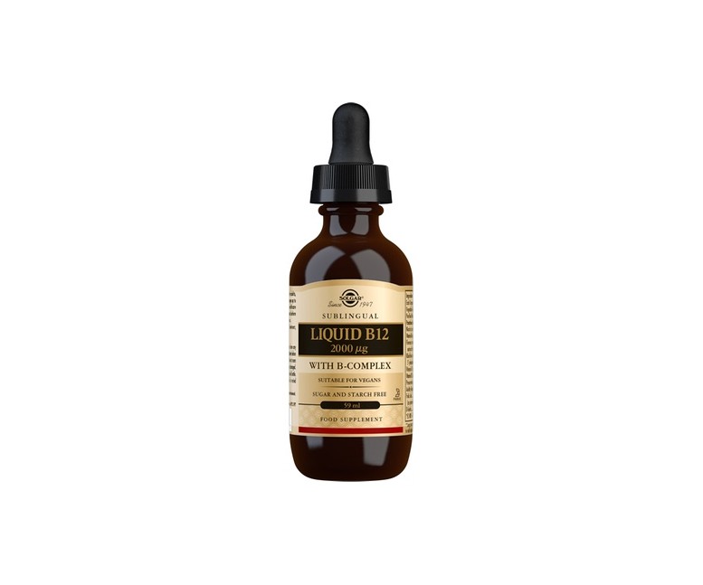 Vitamina B12 líquida sublingual 59 ml Solgar