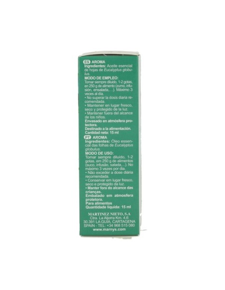 Aceite Esencial de Eucalipto 15 ml (Eucalipto) MARNYS®