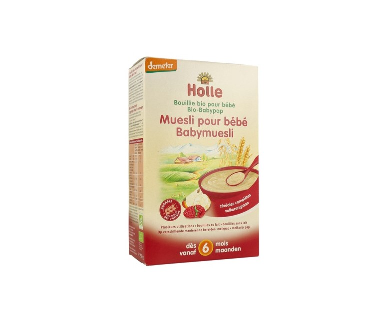 Babymuesli muesli para bebé 6m+ 250 g de polvo Holle